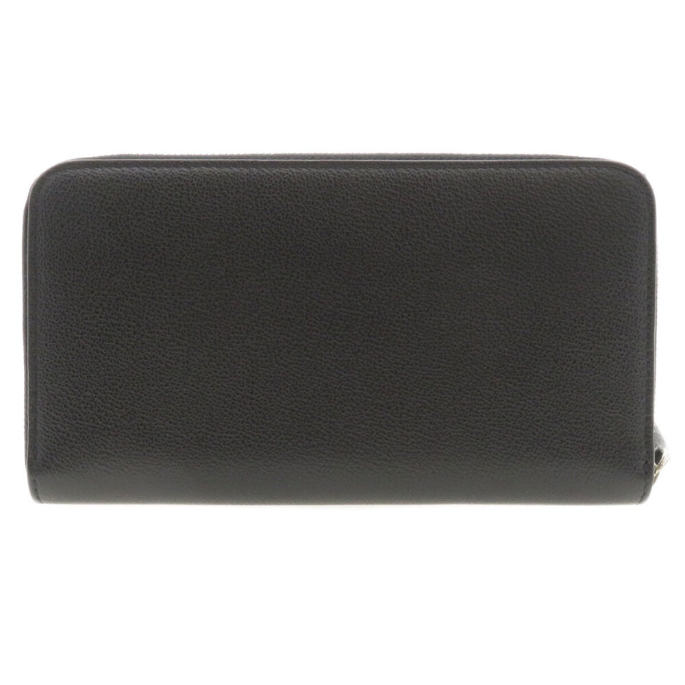 Burberry motif Wallet long logo leather